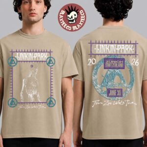 Linkin Park Zurich Switzerland 2026 Specific City T-Shirt At Stadion Letzigrund On June 30 2026 Sand T-Shirt