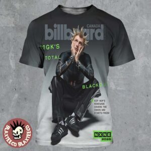 Machine Gun Kelly MGK On The Cover Of Billboard Canada 2026 MGK’s Total Blackout All Over Print Shirt