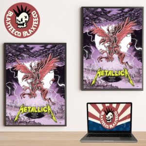 Metallica Hungary Budapest 2026 Night 2 Event Poster
