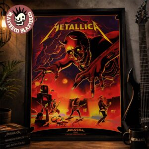 Metallica M72 Bologna 2026 Venue Poster