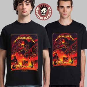 Metallica M72 Bologna Italy 2026 Venue Poster At Stadio Renato Dall Ara On 3 June 2026 The Demon Art T-Shirt