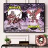 Guns N Roses Download Festival 2026 Event Poster Donington UK On 13 June 2026 The Red Fox Home Decor Poster Canvas