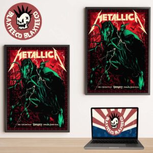 Metallica M72 Budapest Hungary 2026 Pop Up Shop Poster At Puskas Arena On 11 And 13 June 2026 The Death Knight Art Home Decor Poster Canvas