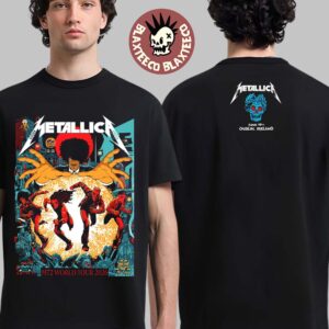 Metallica M72 Dublin Ireland 2026 Night 1 Venue Merch Tee At Aviva Stadium On June 19 2026 Two Sided T-Shirt Metallica M72 Dublin Ireland 2026 Night 1 Venue Merch Tee At Aviva Stadium On June 19 2026 Two Sided T-Shirt