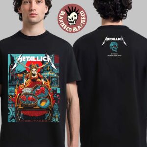 Metallica M72 Dublin Ireland 2026 Night 2 Venue Tee At Aviva Stadium On June 21 2026 Two Sided T-Shirt Metallica M72 Dublin Ireland 2026 Night 2 Venue Tee At Aviva Stadium On June 21 2026 Two Sided T-Shirt