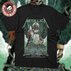 Metallica M72 Dublin Ireland 2026 Pop Up Shop Poster At Aviva Stadium On June 19 And 21 2026 Hibernia Art T-Shirt