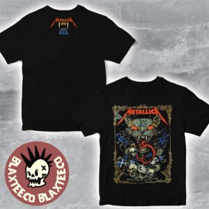 Metallica M72 Glasgow Scotland 2026 Venue Merch Tee At Hampden Park On 25 June 2026 The Wild Cat Two Sided T-Shirt