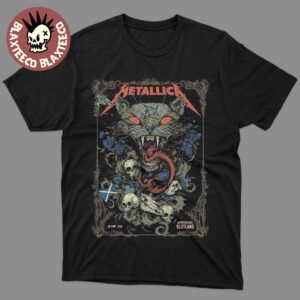 Metallica M72 Glasgow Scotland 2026 Venue Poster At Hampden Park On 25 June 2026 The Wild Cat Art T-Shirt