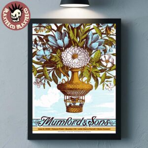 Mumford And Sons Boulder Colorado 2026 Event Poster At Folsom Field On June 6 2026 Home Decor Poster Canvas