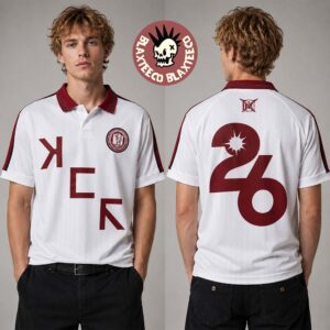 My Chemical Romance The Black Parade Tour 2026 EU And UK Merch DRAAG White Football Jersey