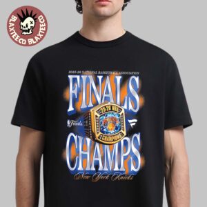 New York Knicks Fanatics 2026 NBA Finals Champions Ring T-Shirt
