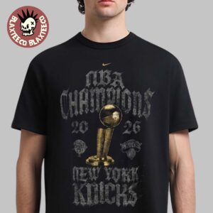 New York Knicks Nike 2026 NBA Finals Champions Locker Room T-Shirt
