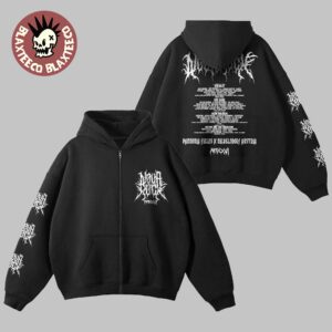 Nova Rock 2026 Festival Merch In Nickelsdorf Austria At Pannonia Fields From 11 To 14 June 2026 Metal Logo Zip Up Hoodie