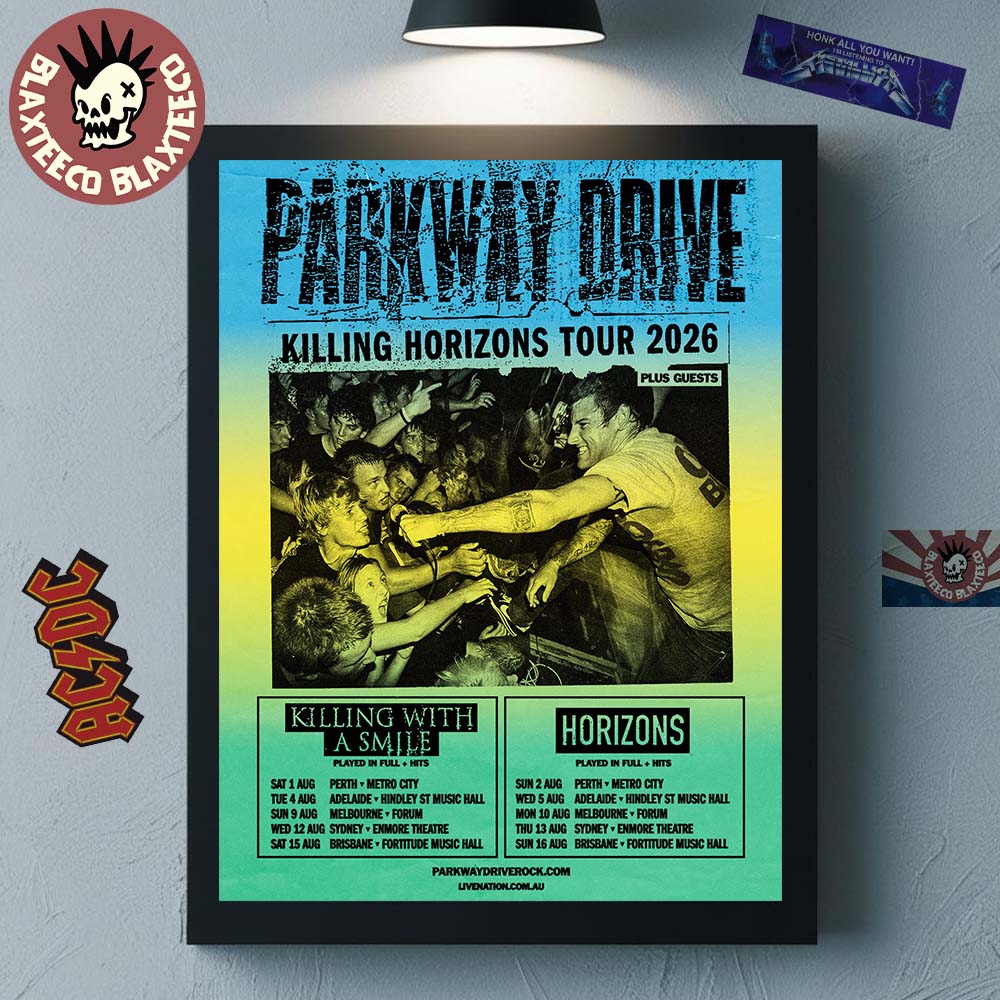 Parkway Drive Killing Horizons Tour 2026 Australia Schedule Dates Home Decor Poster Canvas Parkway Drive Killing Horizons Tour 2026 Australia Schedule Dates Home Decor Poster Canvas