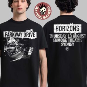 Parkway Drive Killing Horizons Tour 2026 Sydney Australia At Enmore Theatre On 13 August 2026 With Horizons T-Shirt