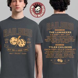 Railbird Music Festival 2026 Merch Lexington Kentucky On June 6 And 7 2026 Dice Lineup T-Shirt