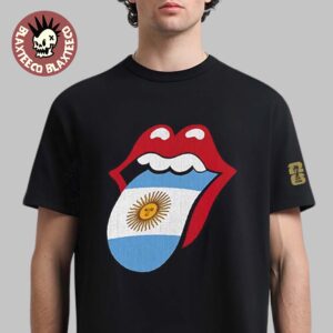 Rolling Stones x FIFA World Cup 2026 Argentina Headliner Lick Tongue Logo T-Shirt