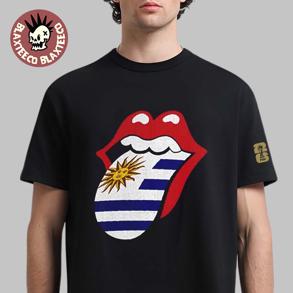Rolling Stones x FIFA World Cup 2026 Uruway Headliner Lick Tongue Logo T-Shirt Rolling Stones x FIFA World Cup 2026 Uruway Headliner Lick Tongue Logo T-Shirt