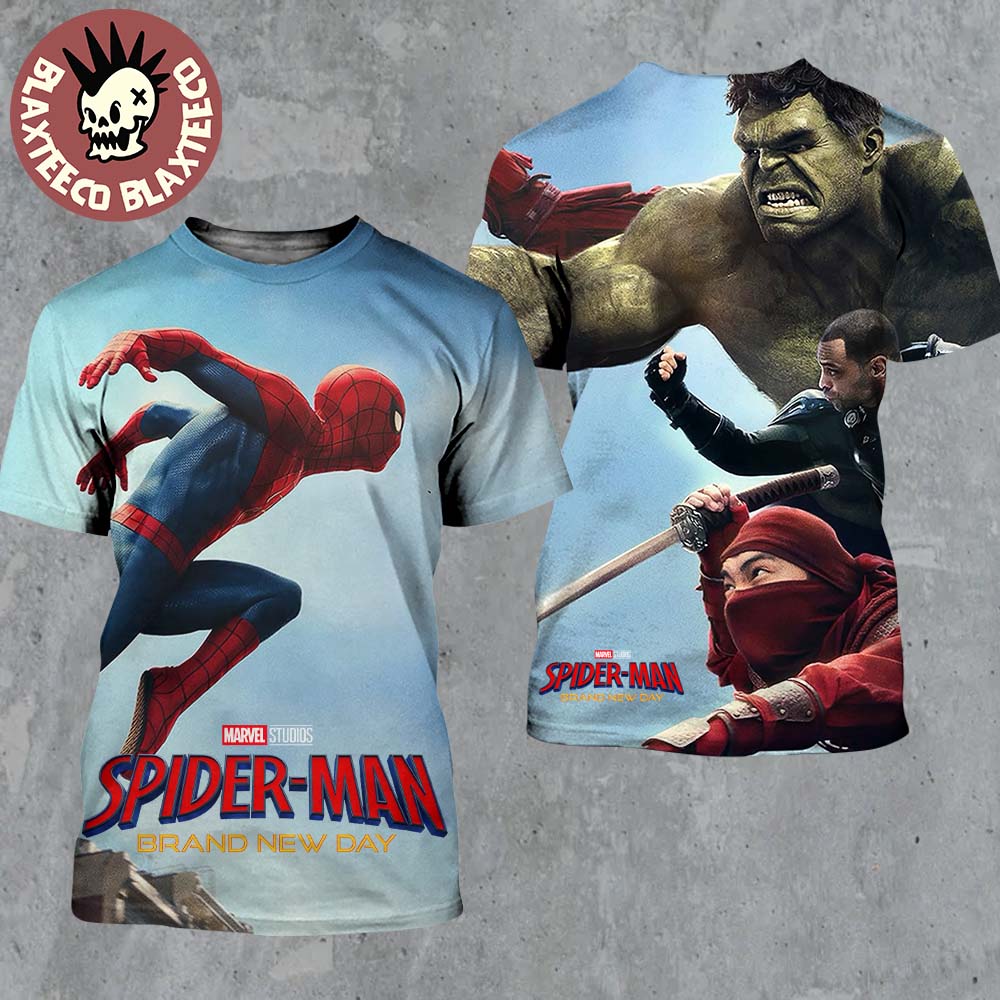 Spider-Man Brand New Day New Poster Spider Man Vs Hulk Scorpion And The Hand All Over Print Shirt Spider-Man Brand New Day New Poster Spider Man Vs Hulk Scorpion And The Hand All Over Print Shirt