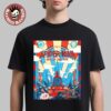 Claypool Gold Primus Claypool Lennon Delirium And Frog Brigade Cleveland Ohio 2026 Venue Poster At Jacobs Pavilion On 2 June 2026 T-Shirt