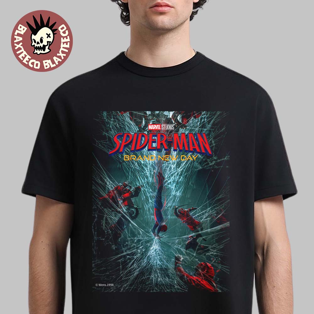 Spider-Man Brand New Day Spider-Man Vs The Hand Web Tornado T-Shirt Spider-Man Brand New Day Spider-Man Vs The Hand Web Tornado T-Shirt