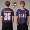 System Of A Down EU And UK 2026 Tour Merch Toxicity Black Camo Football Jersey
