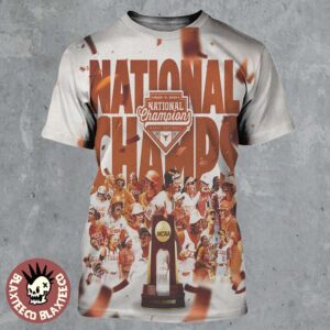 Texas Longhorns Women’s Softball NCAA 2026 National Champions Back 2 Back All Over Print Shirt