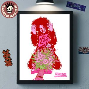 The Cure Landgraaf Netherlands 2026 Pinkpop Festival Exclusive Poster On 20 June 2026 Home Decor Poster Canvas
