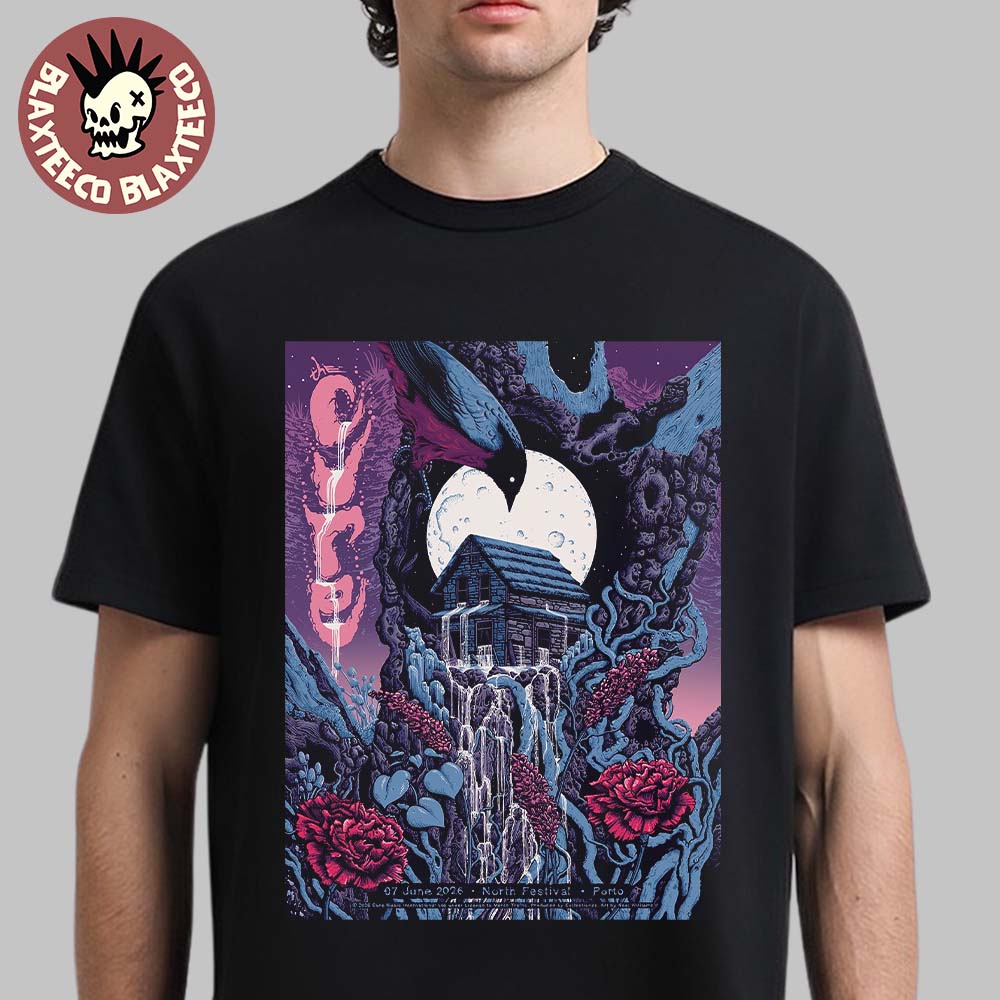 The Cure North Festival 2026 Headline Event Tee In Porto Portugal On 7 June 2026 Premium T-Shirt The Cure North Festival 2026 Headline Event Tee In Porto Portugal On 7 June 2026 Premium T-Shirt