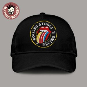The Rolling Stones X NASCAR Foreign Tongues Merch Big Logo Lick Racing Cap Hat Snapback