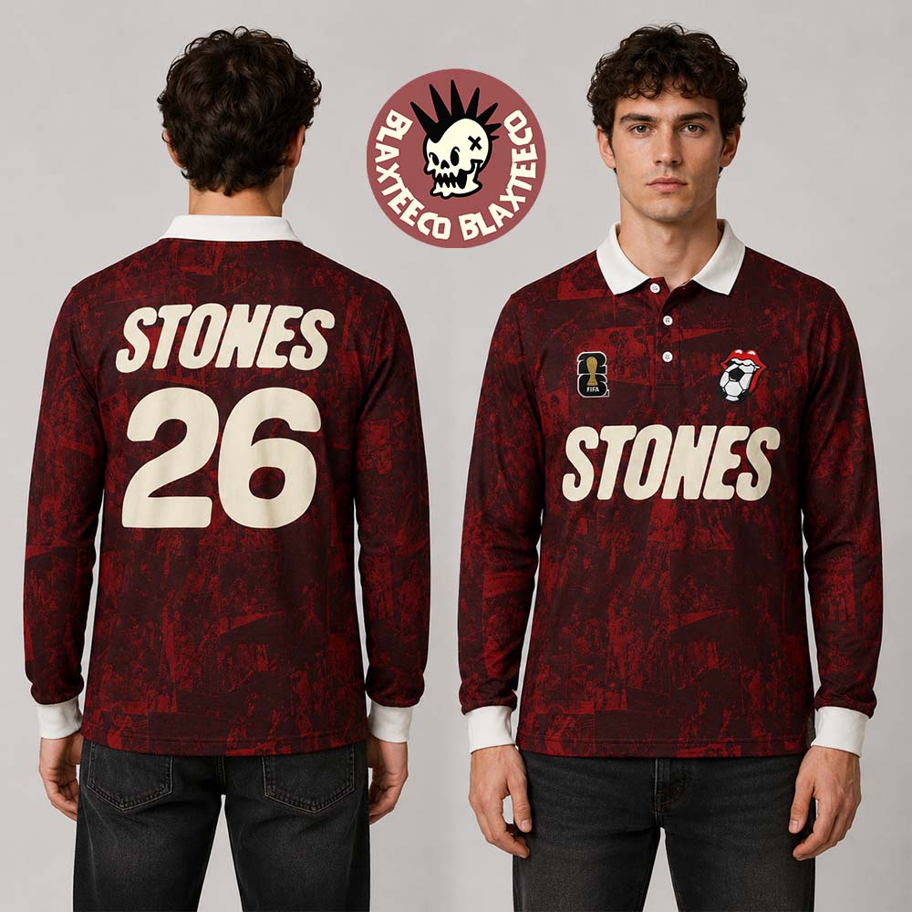 The Rolling Stones x FIFA World Cup 2026 Stones Icon Longsleeve Jersey The Rolling Stones x FIFA World Cup 2026 Stones Icon Longsleeve Jersey