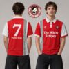 The White Stripes X Third Man Records Seven Nation Army FC 2026 Black And Yellow Company Football Jersey Kit