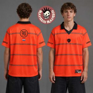 Travis Scott Cactus Jack x Nike x FIFA World Cup 2026 Netherlands Total 90 Retro Football Jersey