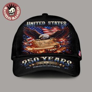 United States Of America USA 250 Anniversary 1776 2026 Eagle Semiquincentennial American Flag Cap Hat Snapback