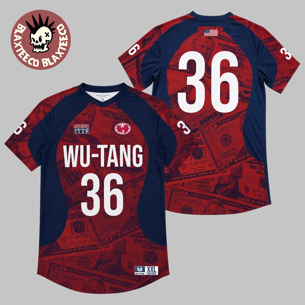 Wu-Tang Clan X FIFA World Cup 2026 C.R.E.A.M. Team USA Soccer Jersey Wu-Tang Clan X FIFA World Cup 2026 C.R.E.A.M. Team USA Soccer Jersey