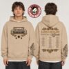 Blink-182 X Complex Take Off Your Pants and Jacket 25th Anniversary Merch Oval Tracklist Green Hoodie