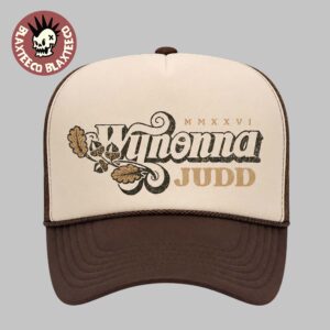 Wynonna Judd Raised On Radio Tour 2026 Merch Logo Brown Trucker Hat