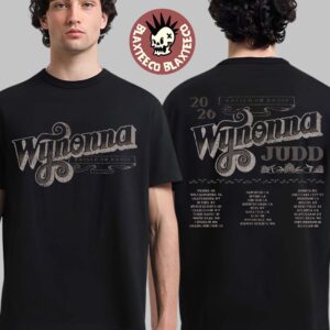 Wynonna Judd Raised On Radio Tour 2026 Merch Logo With Dates Back T-Shirt