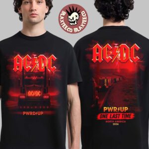ACDC North America One Last Time PWR UP Tour 2026 Red Thunderstruck T-Shirt