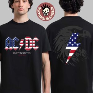 ACDC PWR Up Tour 2026 Merch USA Eagle Logo T-Shirt