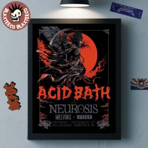 Acid Bath Asheville North Carolina 2026 Event Poster At Hellbender On September 5 2026 Home Decor Poster Canvas