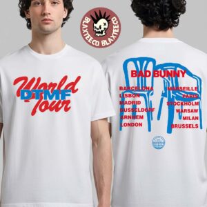 Bad Bunny DTMF World Tour 2026 Merch Monobloc T-Shirt