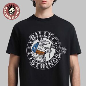 Billy Strings Austin Texas 2026 Exclusive Tee At Austin City Limits On July 2 And 4 2026 Nine-Banded Armadillo T-Shirt
