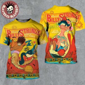 Billy Strings Boston MA 2026 Night 1 And 2 Combined Set Venue Poster Live At Agganis Arena On July 21 22 2026 All Over Print Shirt
