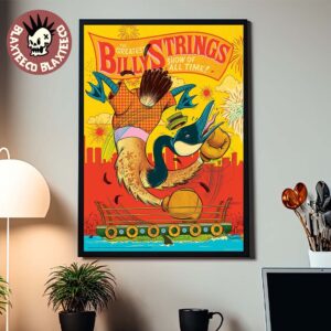 Billy Strings Boston MA 2026 Night 1 Venue Poster Live At Agganis Arena On July 21 2026 Art By Your Cinema Decor Poster Canvas