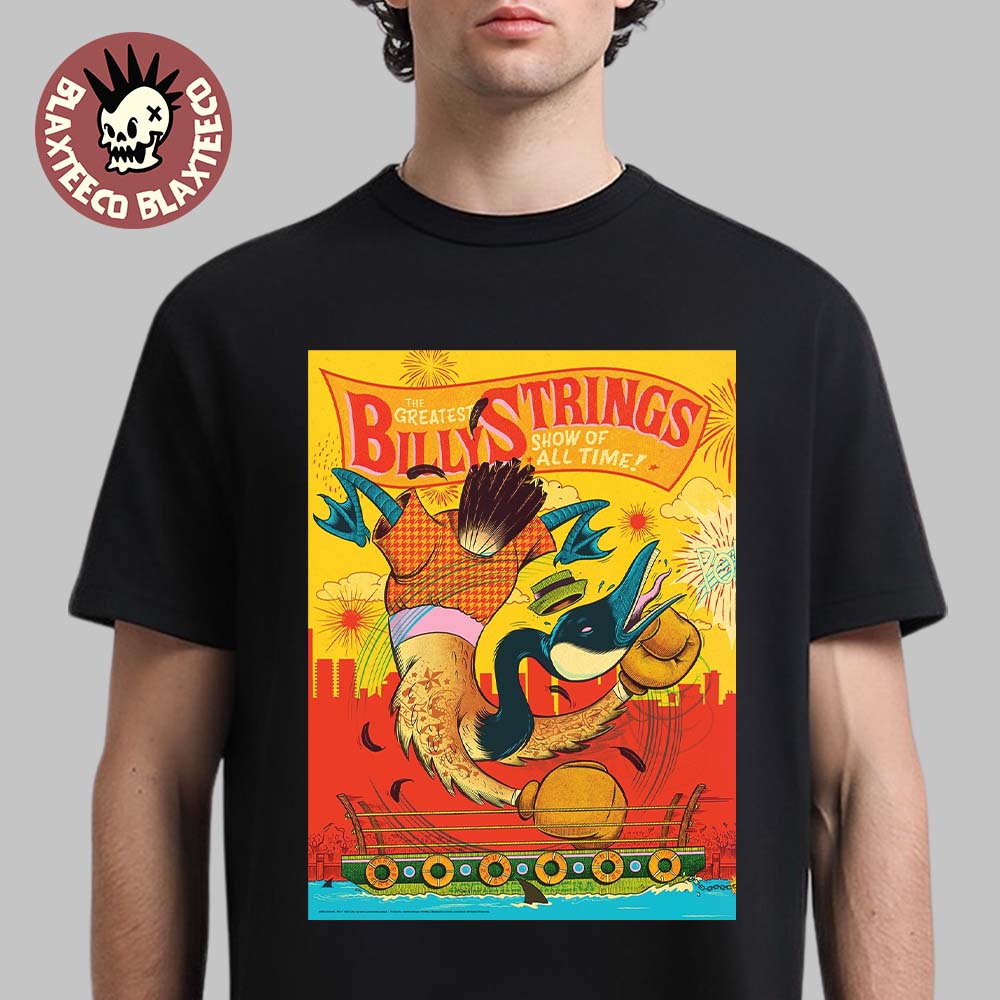 Billy Strings Boston MA 2026 Night 1 Venue Poster Live At Agganis Arena On July 21 2026 Art By Your Cinema Unisex T-Shirt Billy Strings Boston MA 2026 Night 1 Venue Poster Live At Agganis Arena On July 21 2026 Art By Your Cinema Unisex T-Shirt