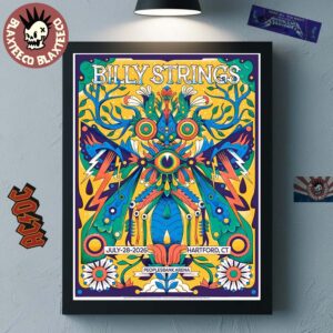 Billy Strings Hartford CT 2026 Event Poster At Peoplesbank Arena On July 28 2026 Home Decor Poster Canvas