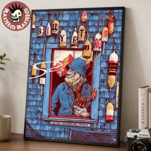 Billy Strings Portland ME 2026 Night 2 Event Poster At Cross Insurance Arena On July 25 2026 Art By Dan Dippel Poster Canvas