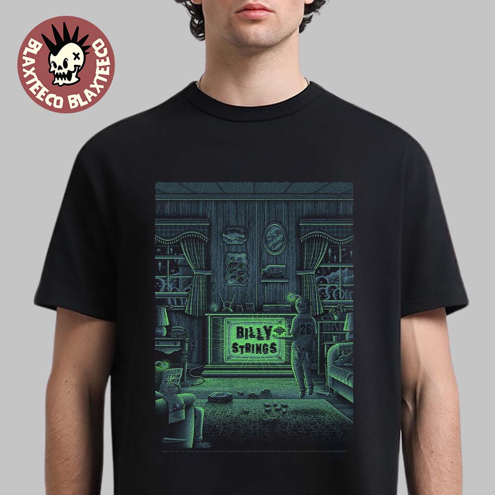 Billy Strings Portsmouth Virginia 2026 2 Nights Exclusive Poster On July 17-18 2026 T-Shirt Billy Strings Portsmouth Virginia 2026 2 Nights Exclusive Poster On July 17-18 2026 T-Shirt