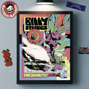 Billy Strings Portsmouth Virginia 2026 Night 1 Event Poster At Porstsmouth Pavilion On July 17 2026 Home Decor Poster Canvas